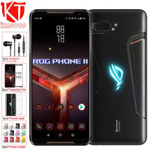 Load image into Gallery viewer, Global ROM ASUS ROG Phone 2 mobile phone 6.59” 8G 128G Snapdragon 855 Plus 2.96Ghz 48MP Android 9 6000mAh NFC gaming phone