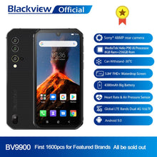 Load image into Gallery viewer, Blackview BV9900 Helio P90 Octa Core 8GB+256GB IP68 Rugged Mobile Phone Android 9.0 48MP Quad Rear Camera NFC Smartphone